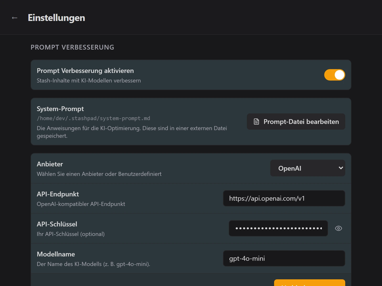 Prompt-Verbesserung